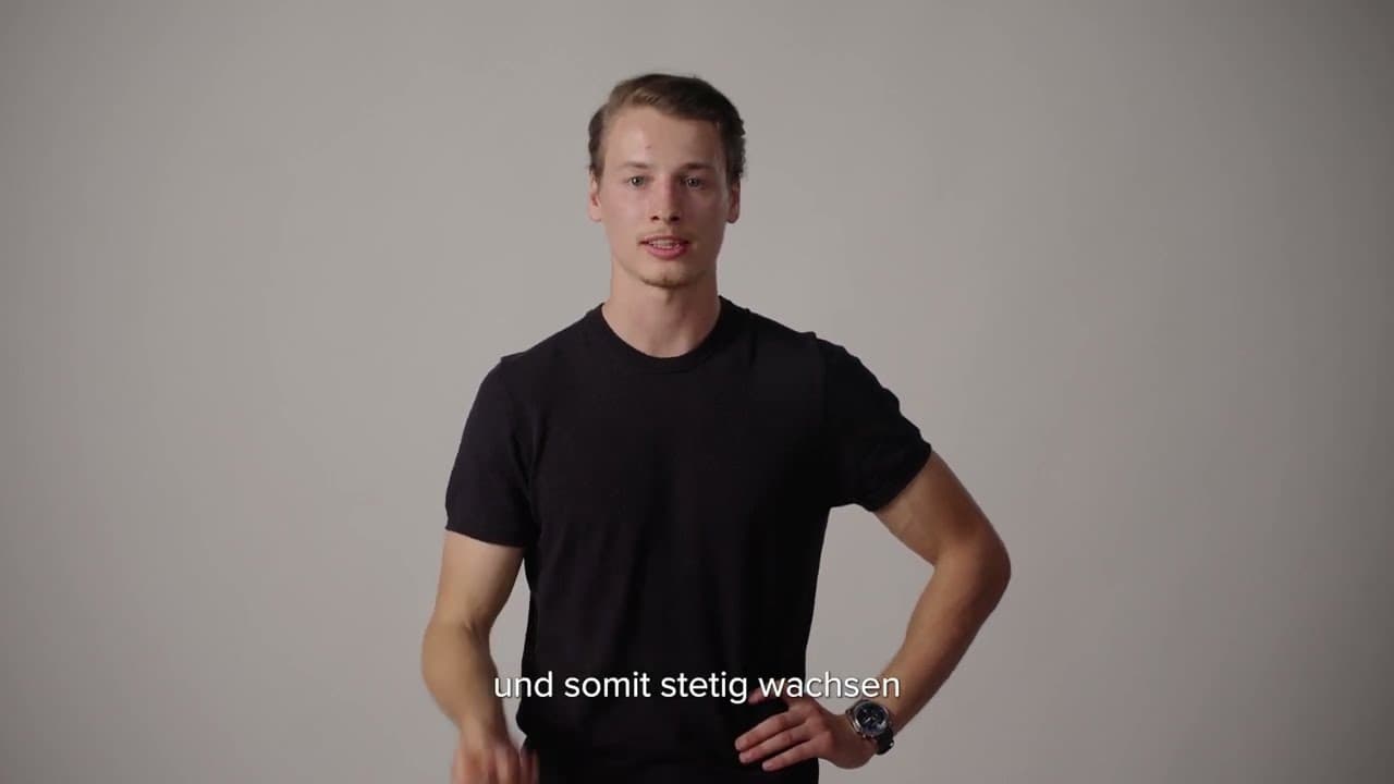 Standbild aus dem Video: Daniel Ermolaev stellt den Pflegedienst Pflegen mit Herz und Seele vor